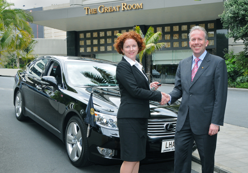 The Langham unveils new Lexus LS460 luxury limousines for guest services